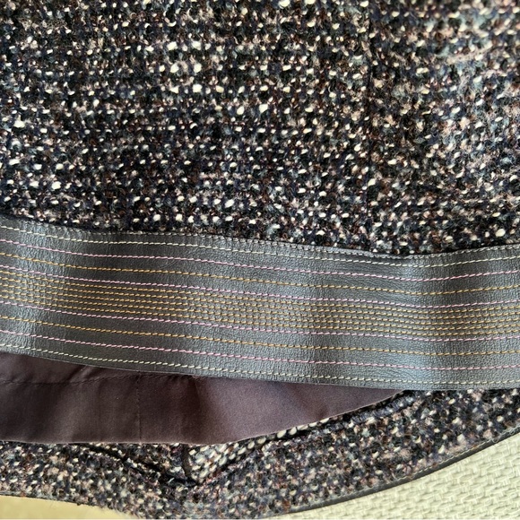 Chanel Vintage Sheath Dress With Leather Detailing - Picture 10 of 11